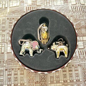 Henri Bendel Trio Animal Ornament Set – NWOT